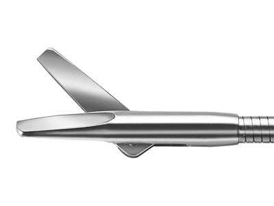 Semi-rigid flexible scissors