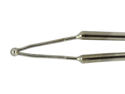 Eye cautery burner tip