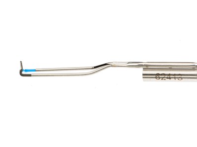 Single stem bipolar Collins knife electrode 90 deg-saline