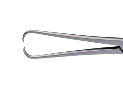 Luer Vulsellum forceps-single tooth-straight