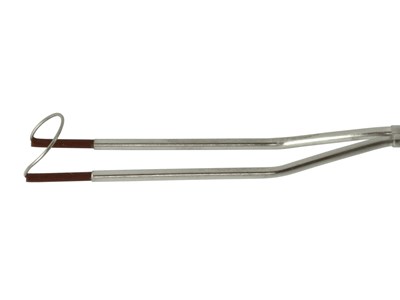 Single stem monopolar cutting loop electrode