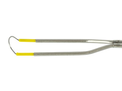 Single stem monopolar cutting electrode-45 deg