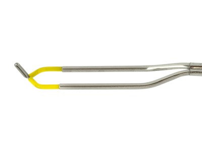 Single stem monopolar Collins needle electrode - 45 deg