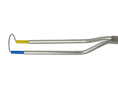 Single stem bipolar cutting loop electrode 90 deg-saline-Large