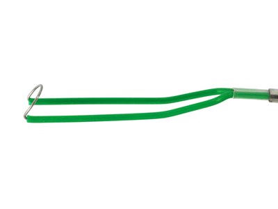 Single stem monopolar cutting loop electrode