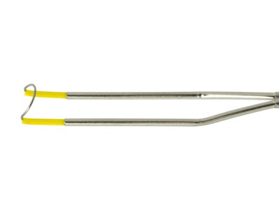 Double stem monopolar cutting loop electrode