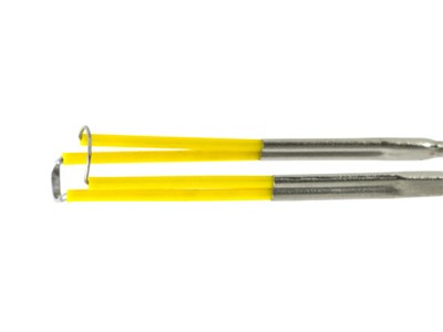 Double stem bipolar cutting electrode 90 deg