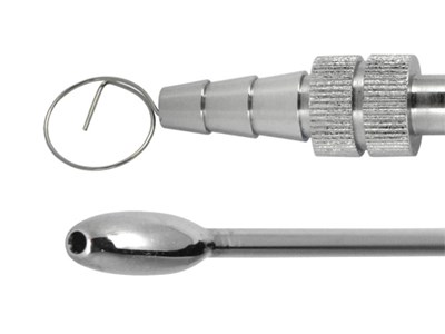 Firth suction tube-oval end-vacuum control