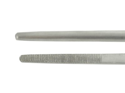 Plain dissecting forceps-bayonet