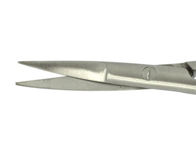Micro scissors-curved upwards
