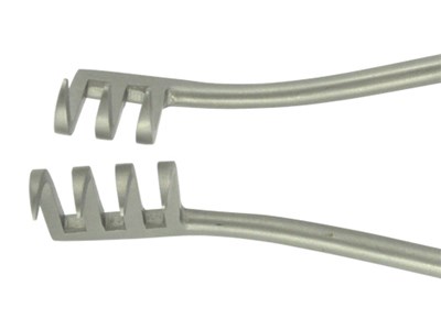 Mollison retractor 3/4 tooth-curved