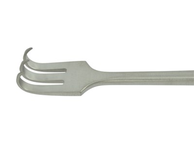 Retractor rake-sharp