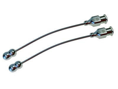 Tibbs cannula kidney/olive 6mm tip - Curved