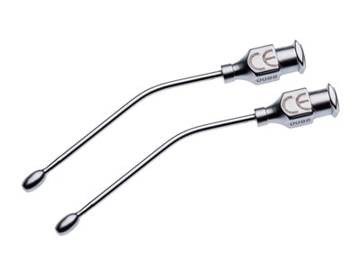 Tibbs cannula olive 3mm tip - Curved