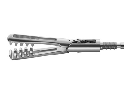 Fenestrated Multi Serration Grasping Forceps