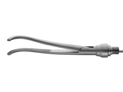 Curved Grasping Forceps - Long