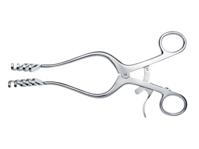Norfolk & Norwich retractor-straight-4/5 tooth-blunt