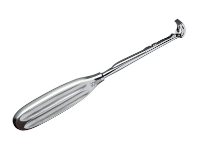 St Clair Thomson adenoid curette complete with guard-12mm