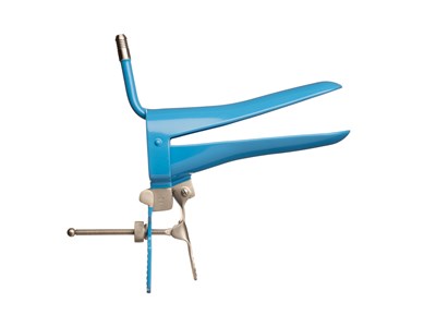 Speculum with smoke tube
